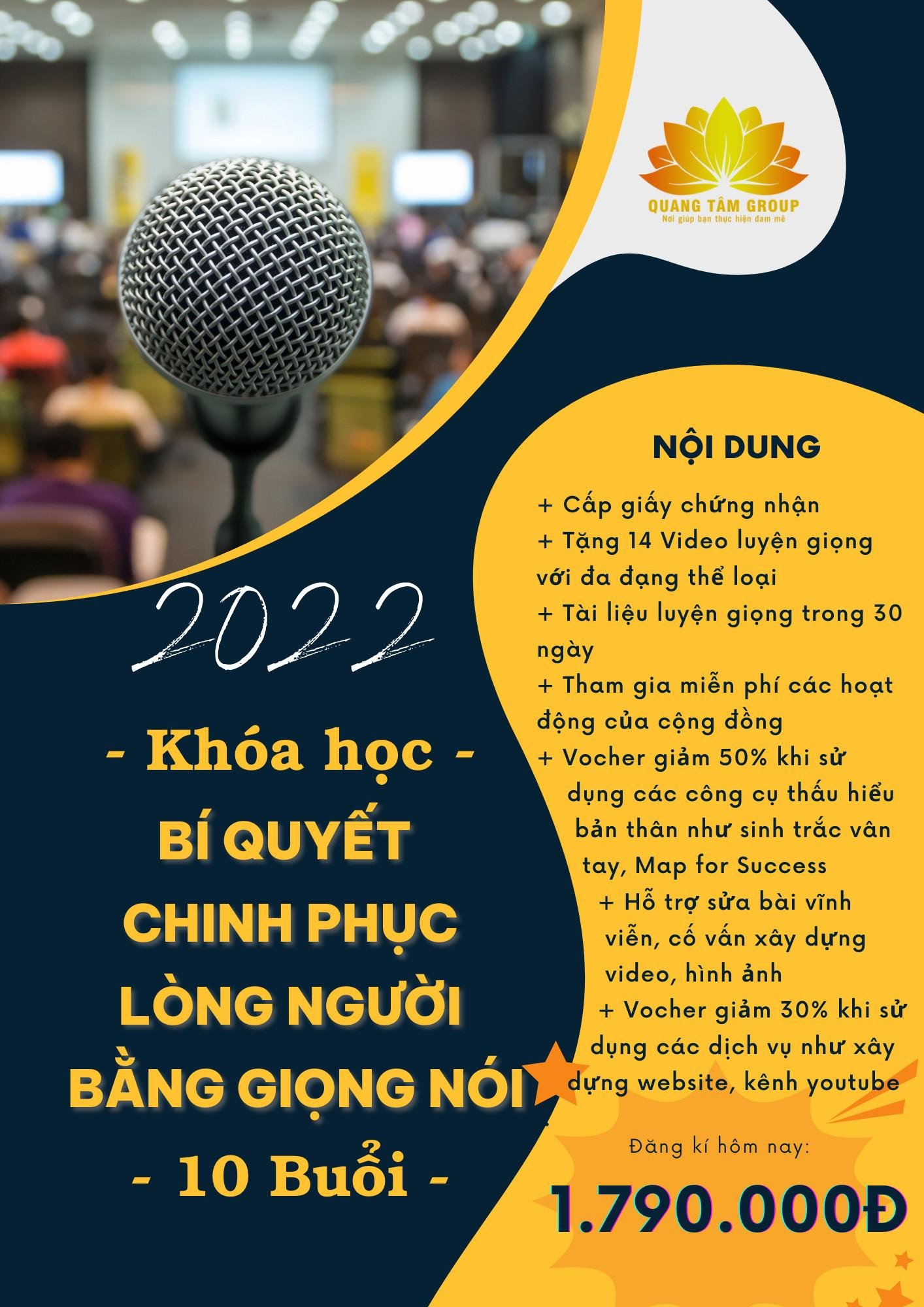 khóa luyện giọng 10 buổi